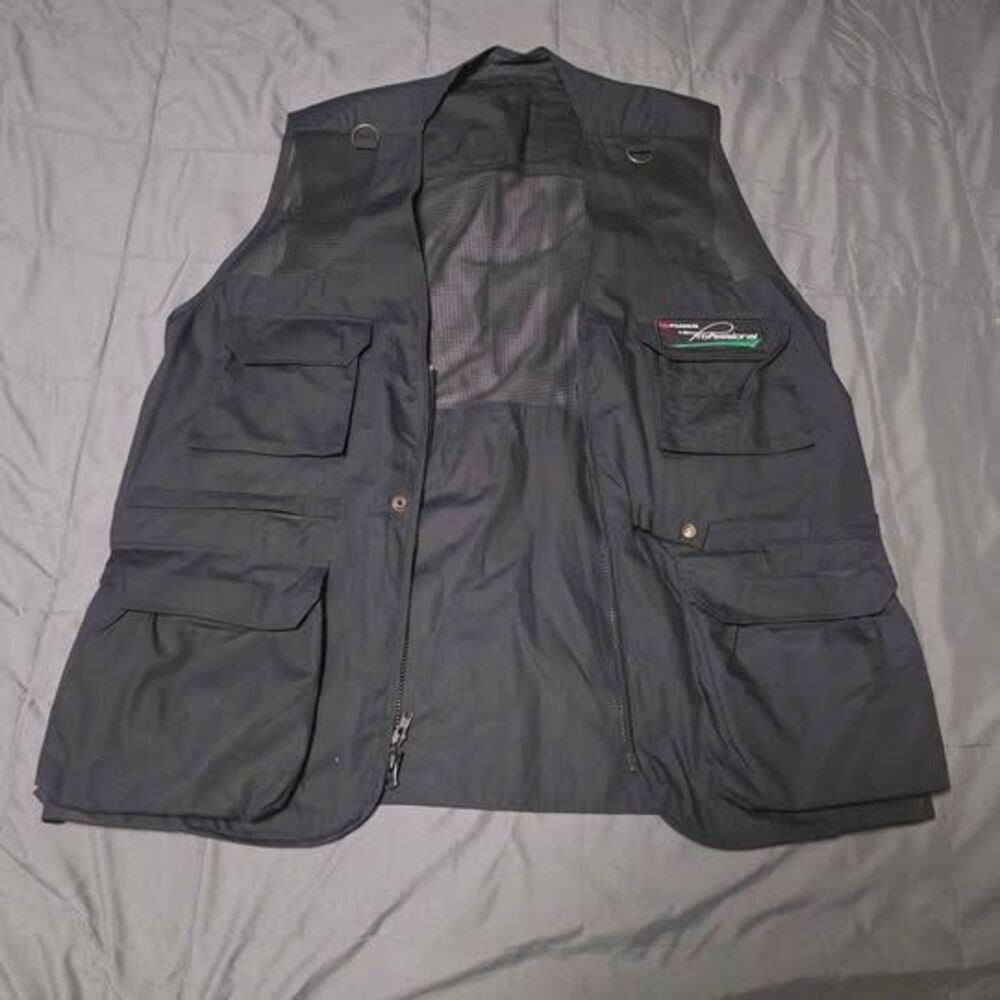 Vintage Fujifilm Multi-Pocket Photography Utility Cargo Vest